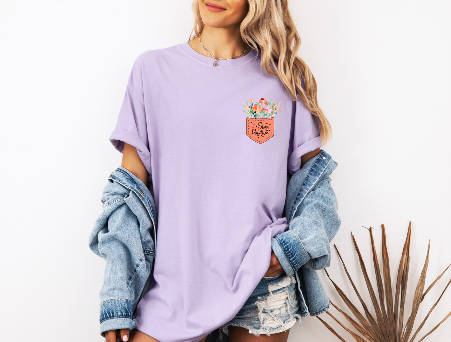 STAY POSITIVE POCKET CC SHIRT