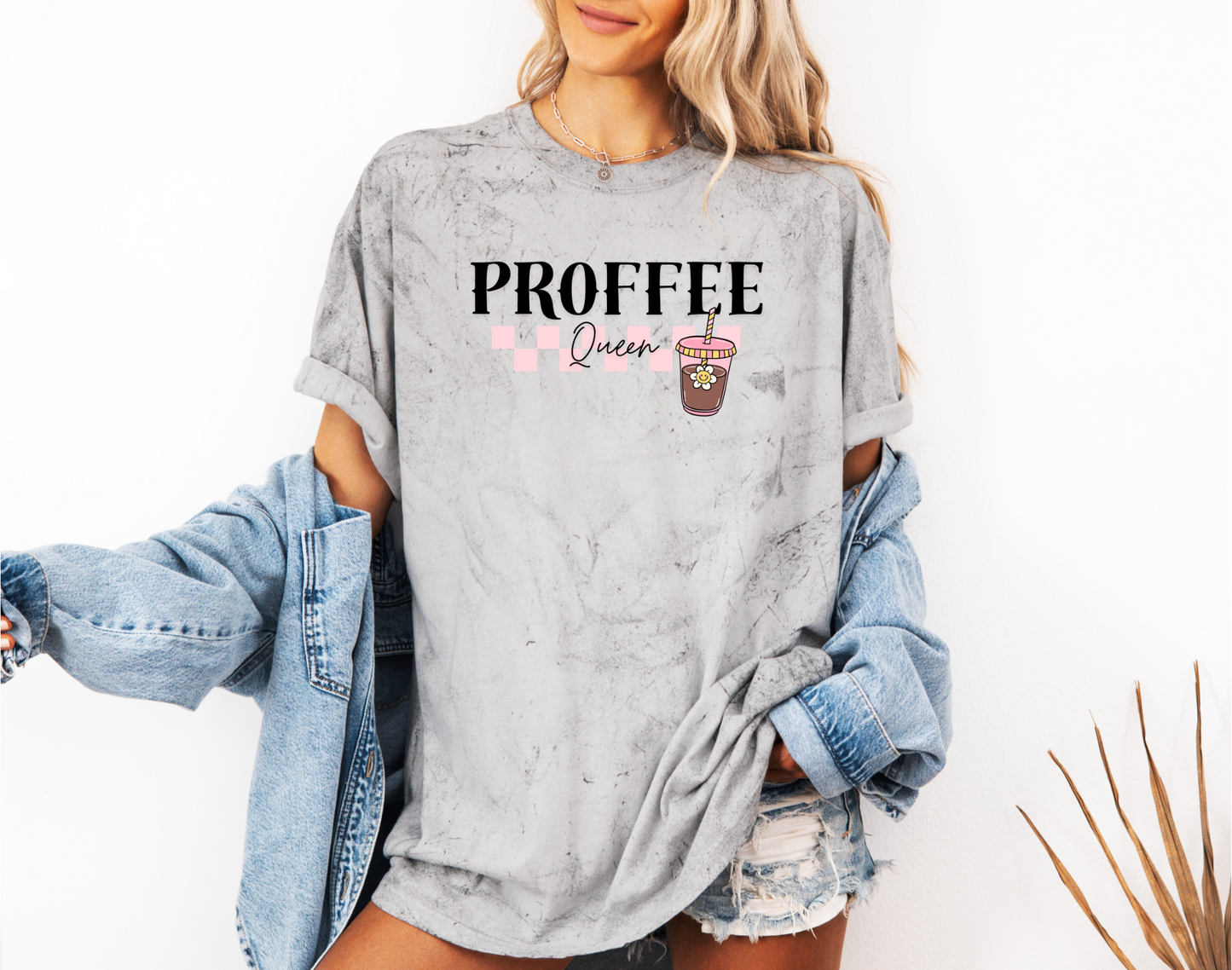 *NEW* PROFFEE QUEEN CHECKERED CC SHIRT