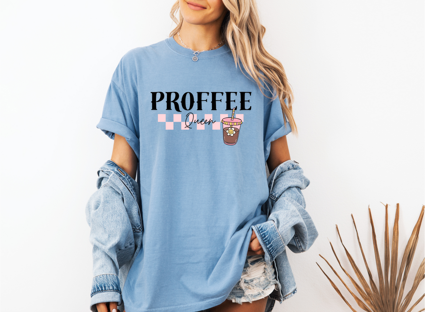 *NEW* PROFFEE QUEEN CHECKERED CC SHIRT