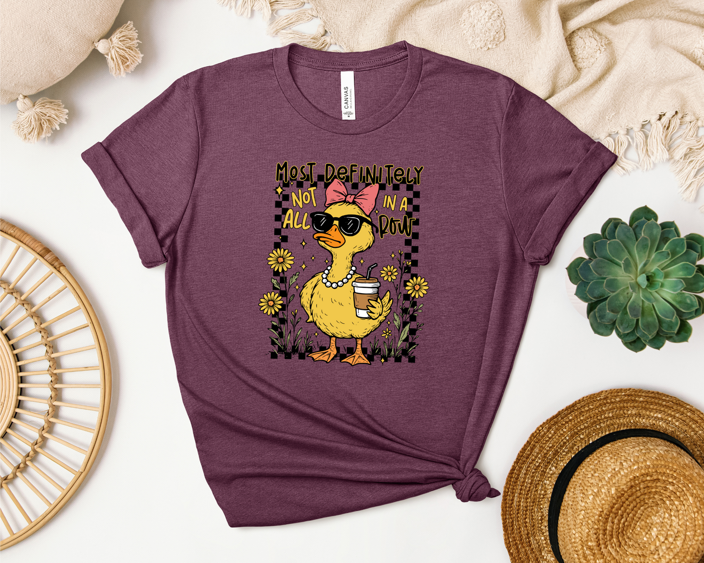MOST DEFINITELY NOT ALL IN A ROW SHIRT