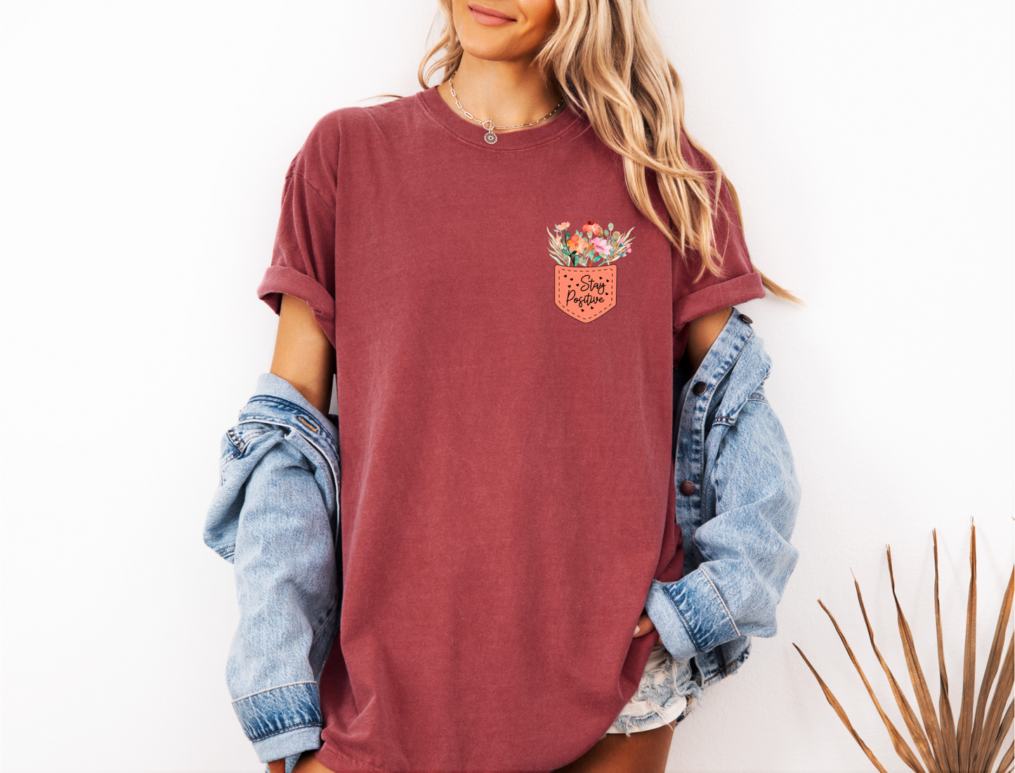 STAY POSITIVE POCKET CC SHIRT