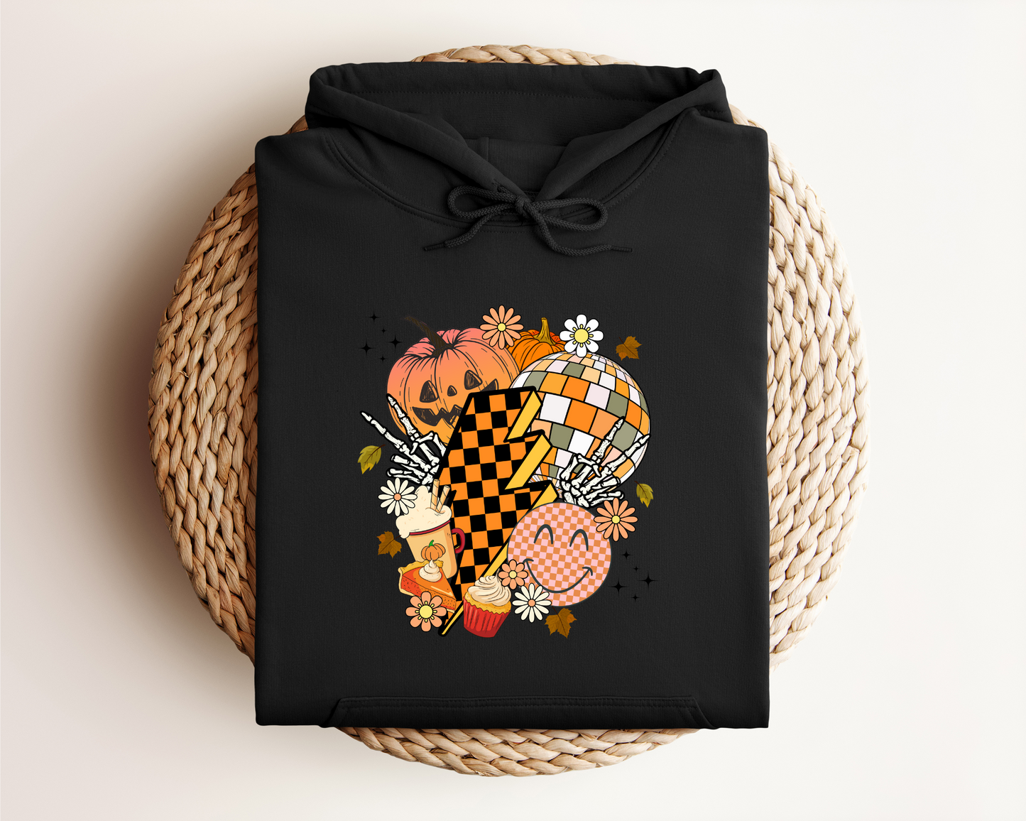FALL RETRO SMILEY HOODIE