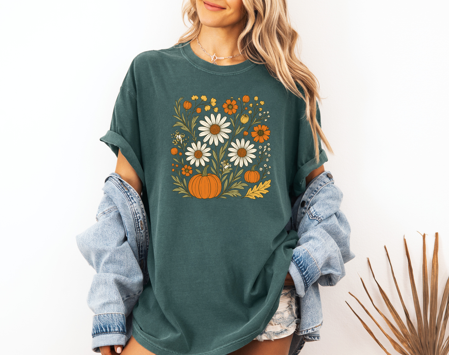 *NEW* BOHO MULTI FLORAL PUMPKIN CC SHIRT