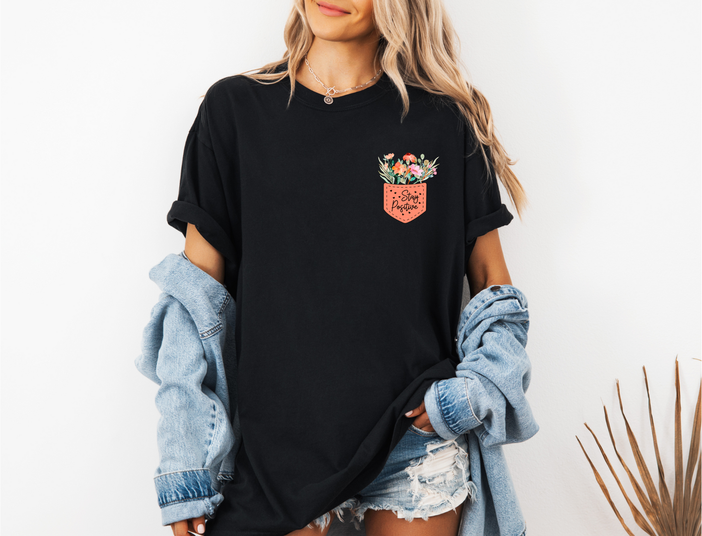 STAY POSITIVE POCKET CC SHIRT