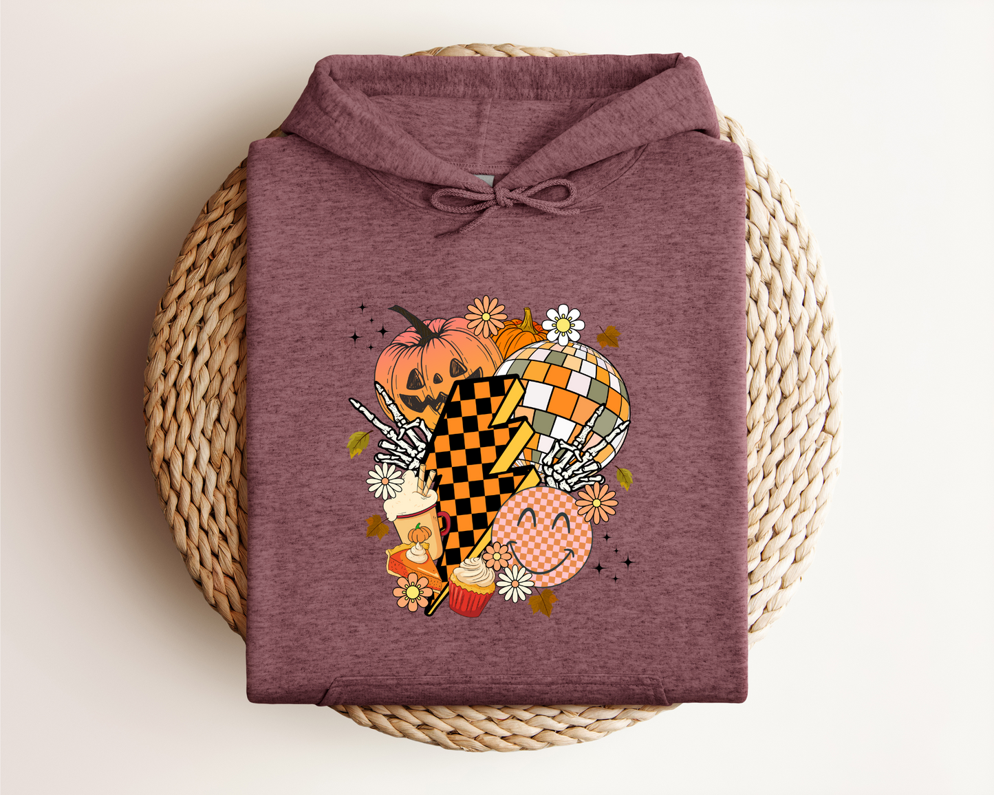 FALL RETRO SMILEY HOODIE