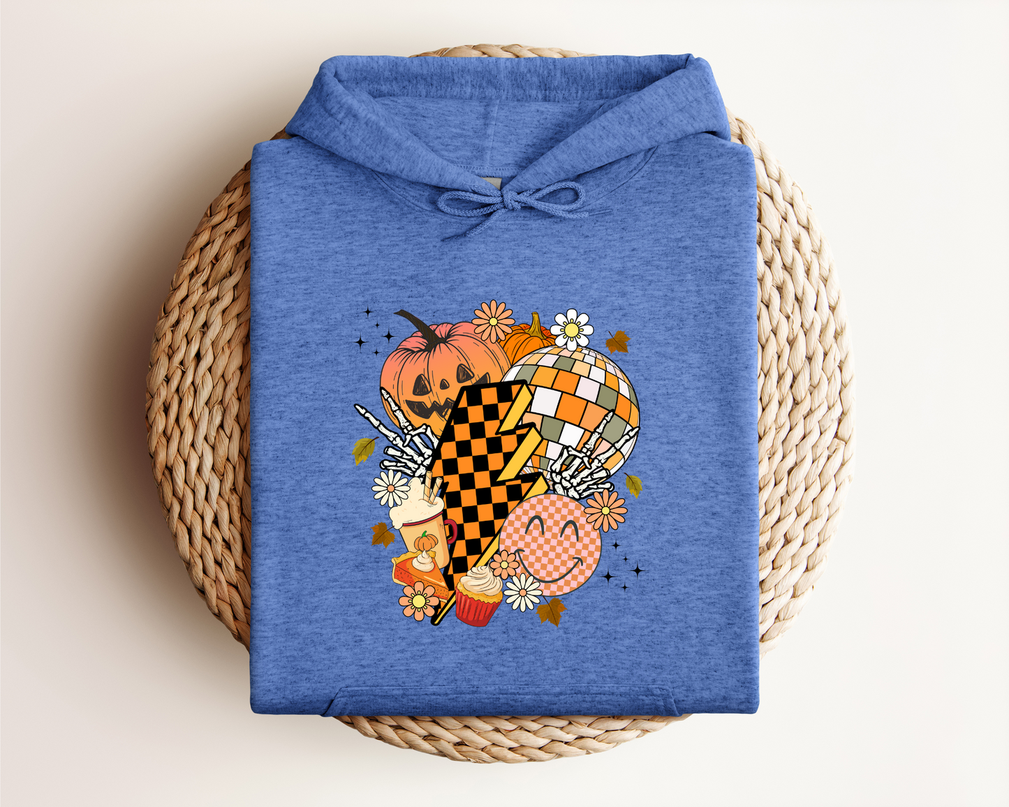 FALL RETRO SMILEY HOODIE