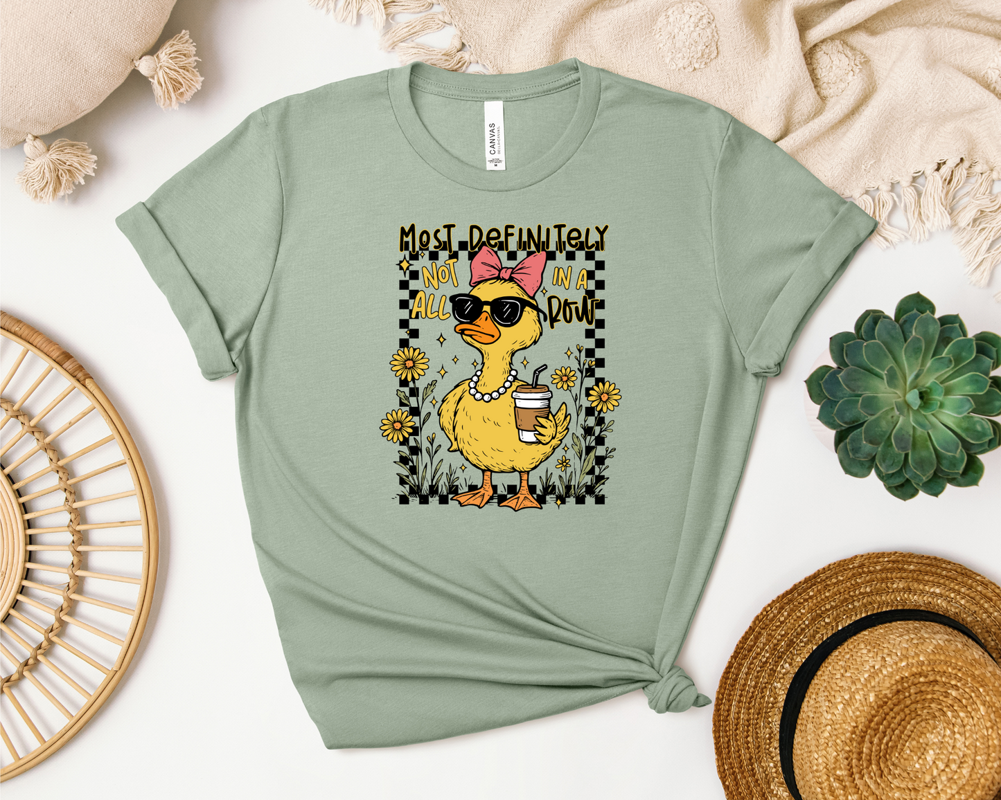 MOST DEFINITELY NOT ALL IN A ROW SHIRT