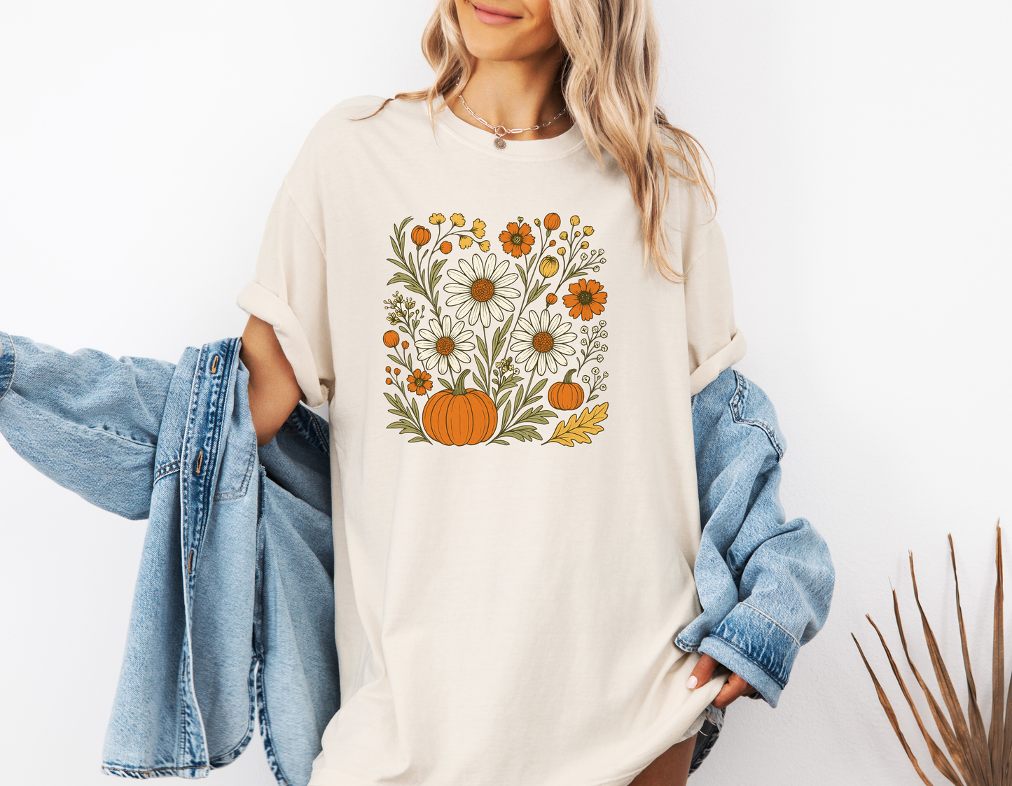*NEW* BOHO MULTI FLORAL PUMPKIN CC SHIRT