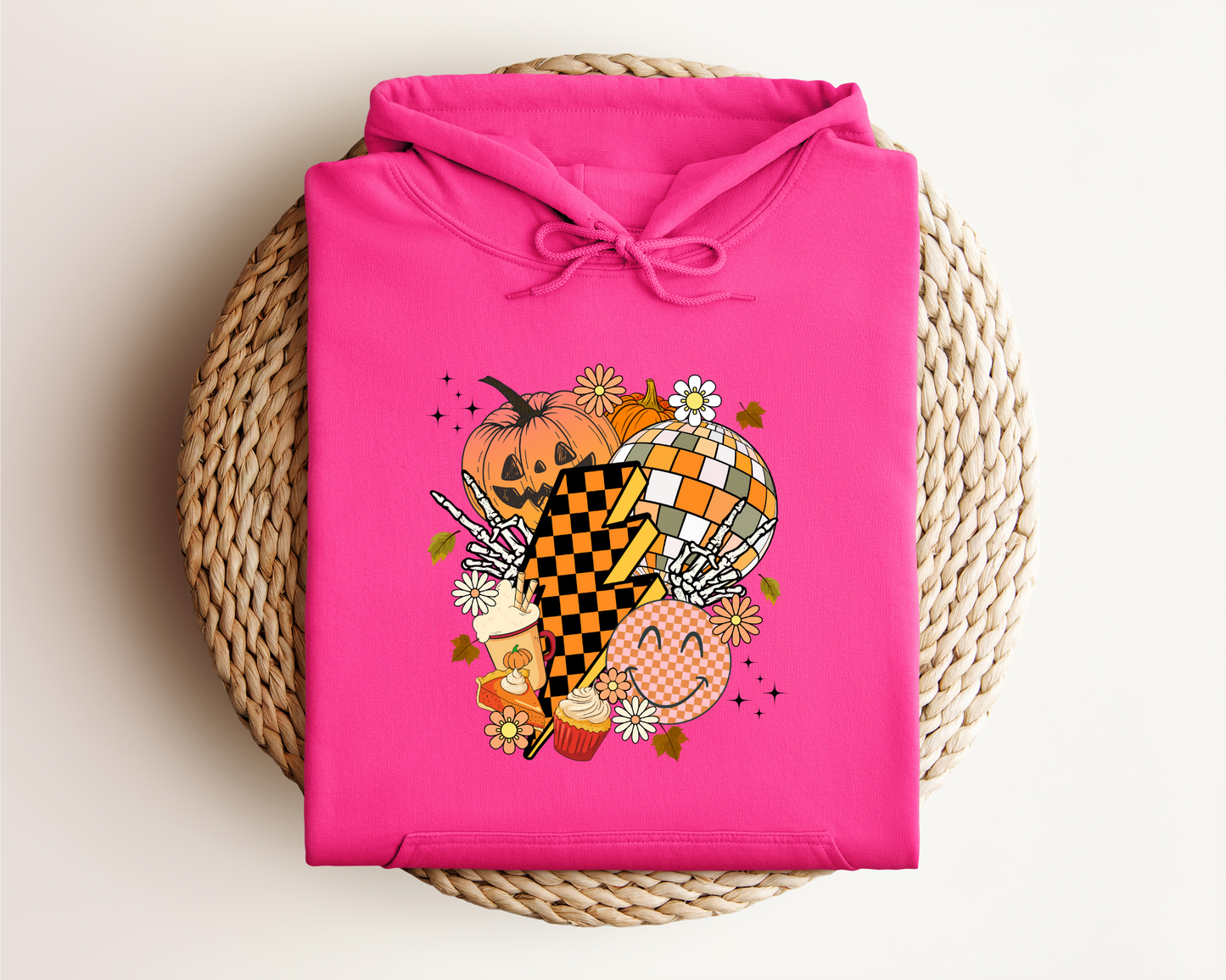 FALL RETRO SMILEY HOODIE