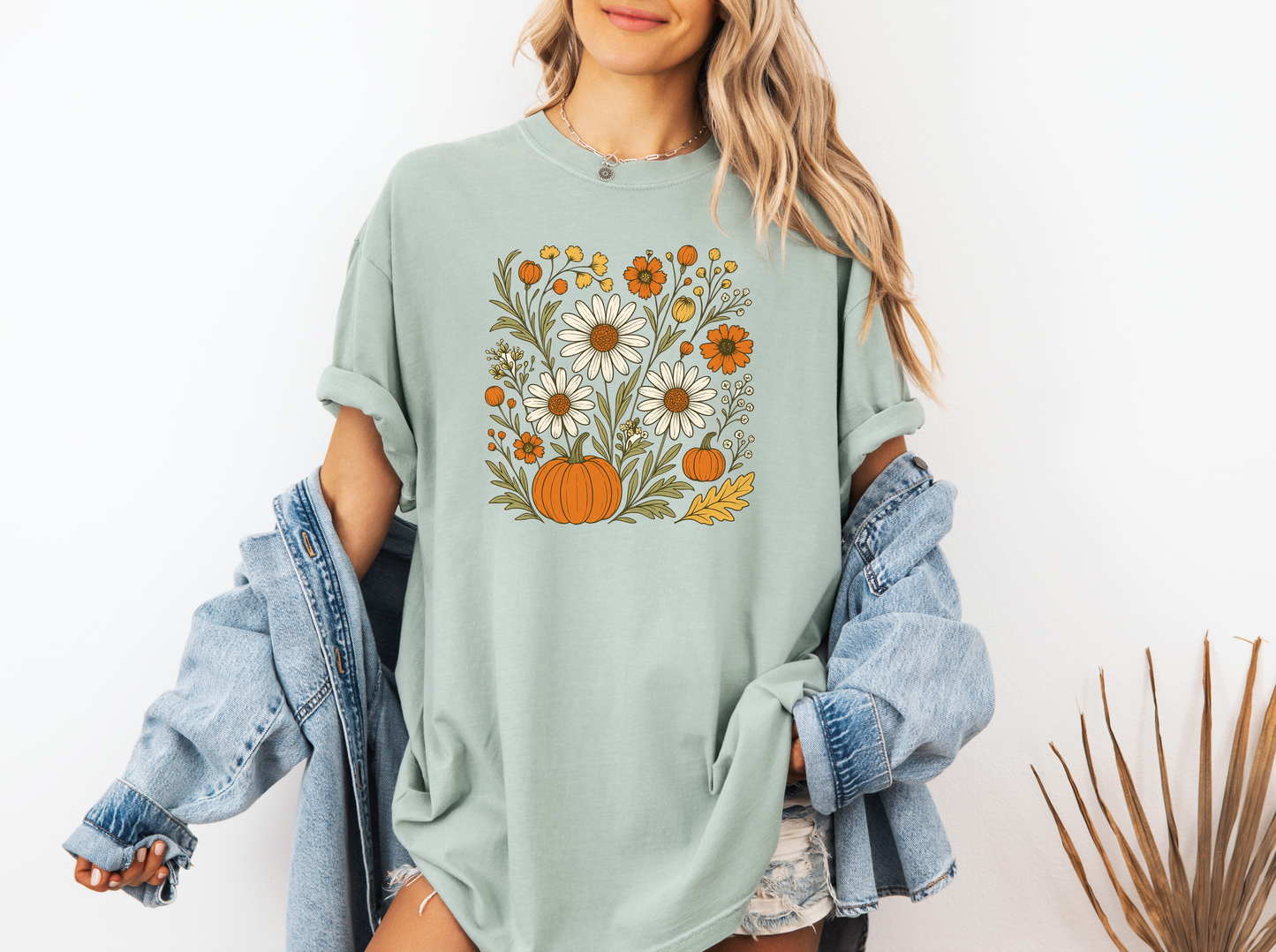 *NEW* BOHO MULTI FLORAL PUMPKIN CC SHIRT