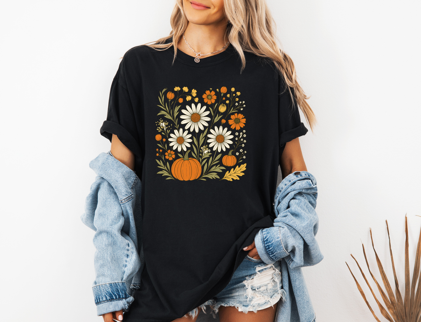*NEW* BOHO MULTI FLORAL PUMPKIN CC SHIRT