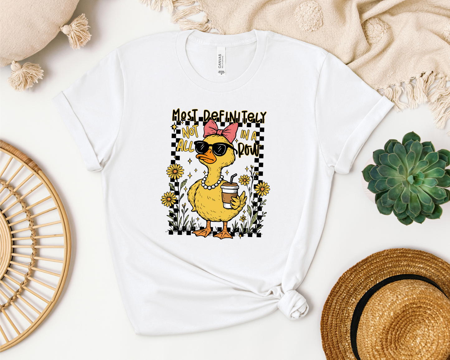MOST DEFINITELY NOT ALL IN A ROW SHIRT