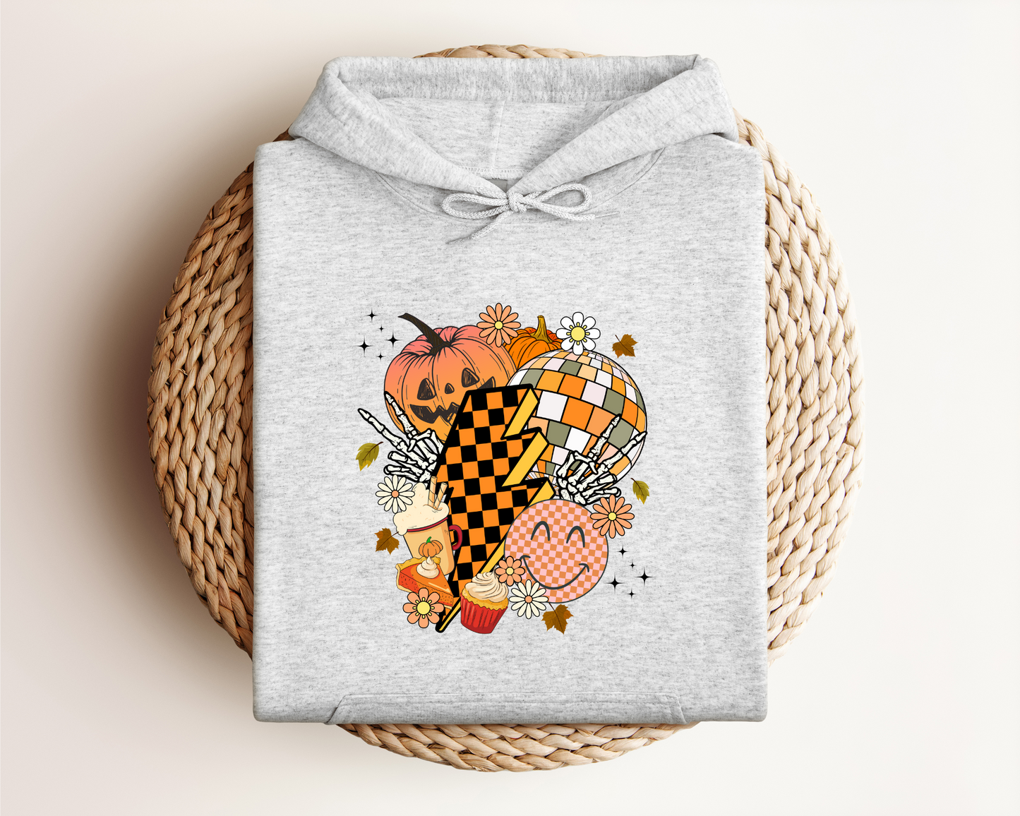 FALL RETRO SMILEY HOODIE