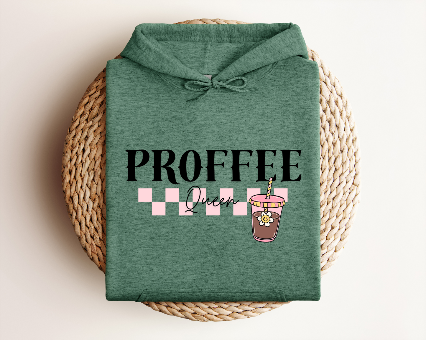 NEW PROFFEE QUEEN CHECKERED HOODIE