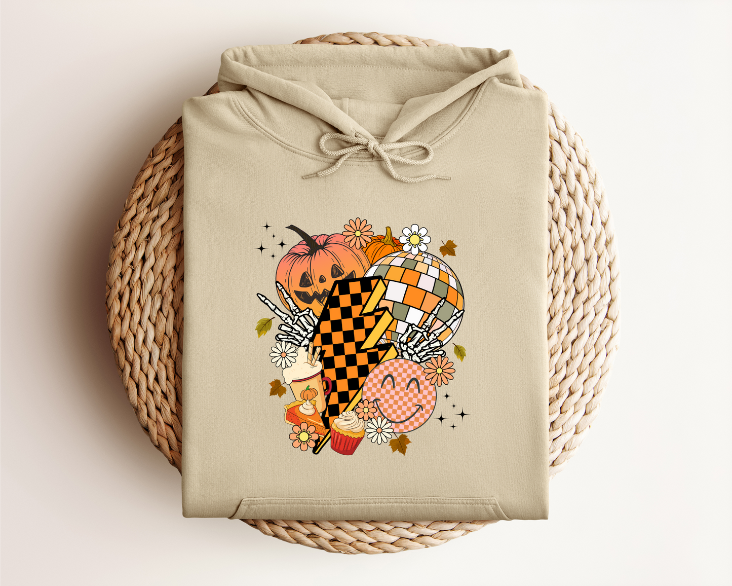FALL RETRO SMILEY HOODIE