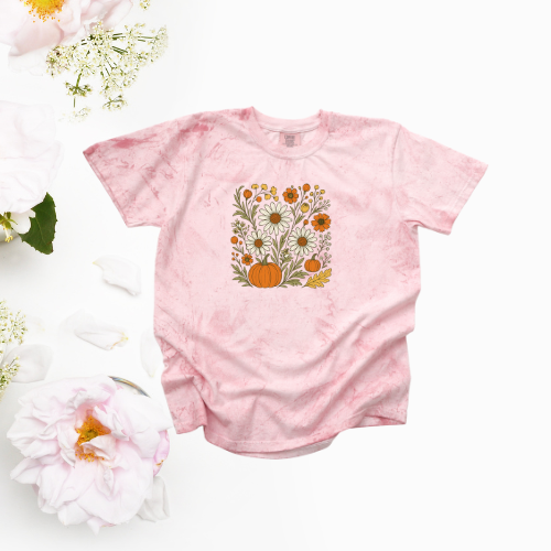 *NEW* BOHO MULTI FLORAL PUMPKIN CC SHIRT