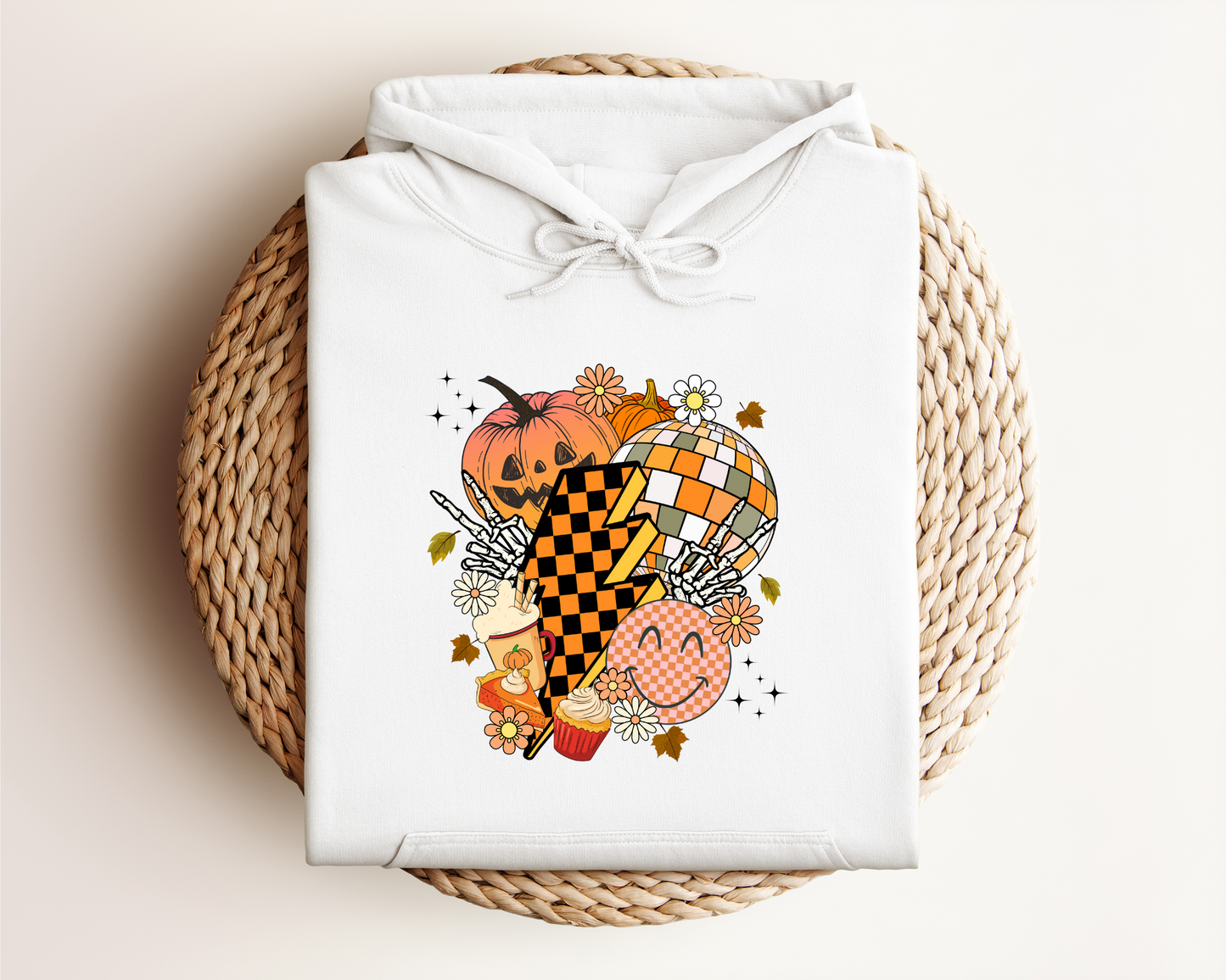 FALL RETRO SMILEY HOODIE