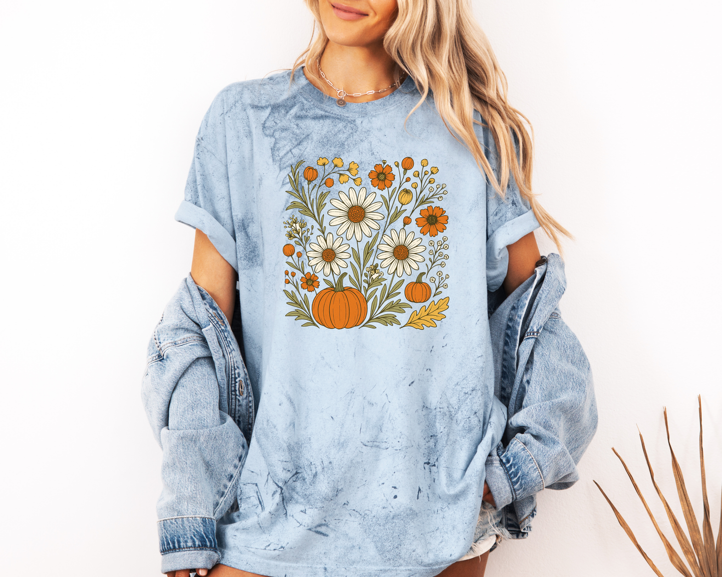 *NEW* BOHO MULTI FLORAL PUMPKIN CC SHIRT