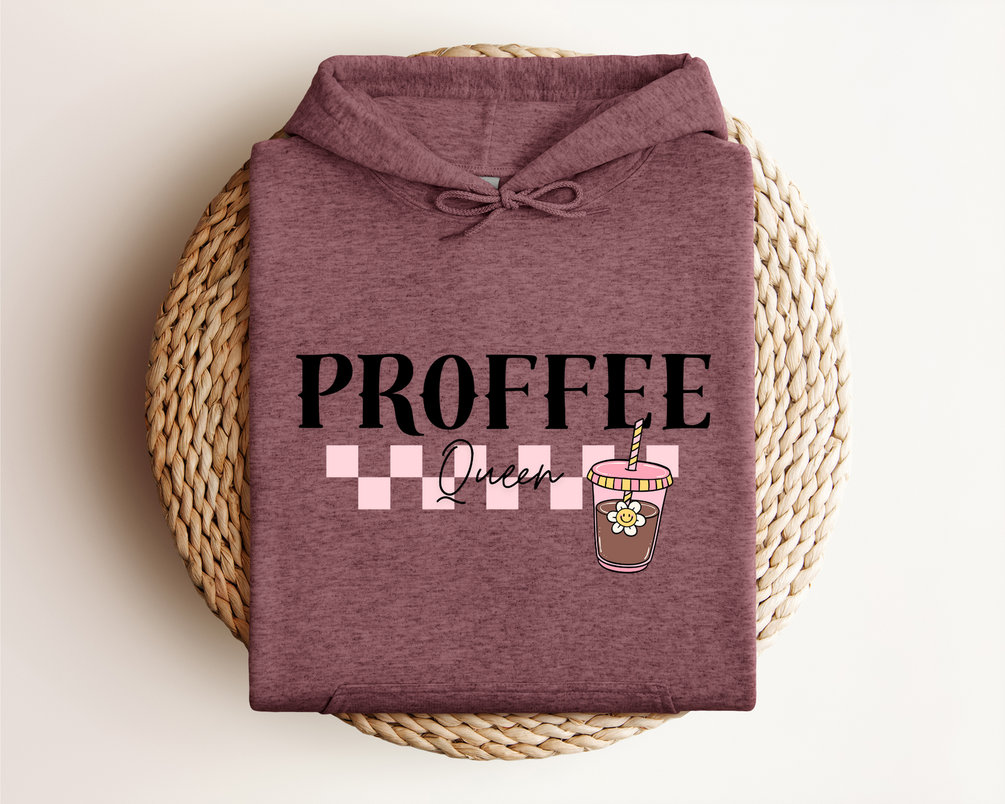 NEW PROFFEE QUEEN CHECKERED HOODIE