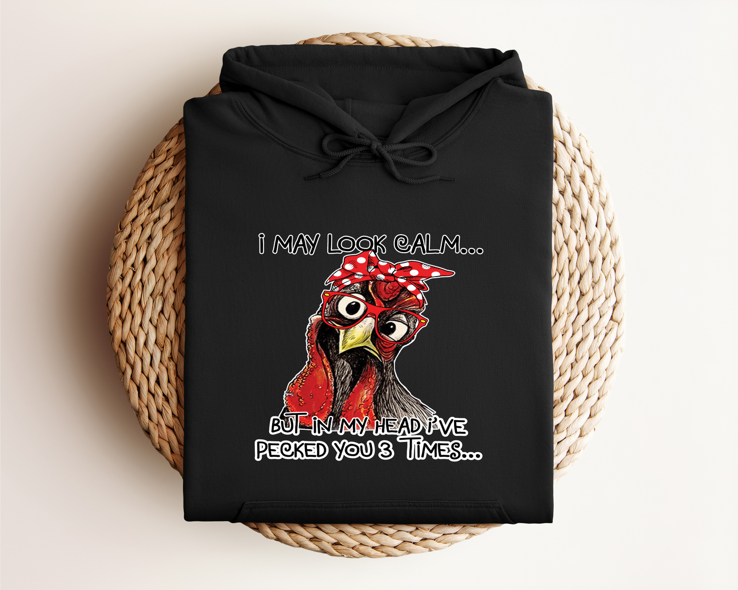 I MAY LOOK CALM HOODIE