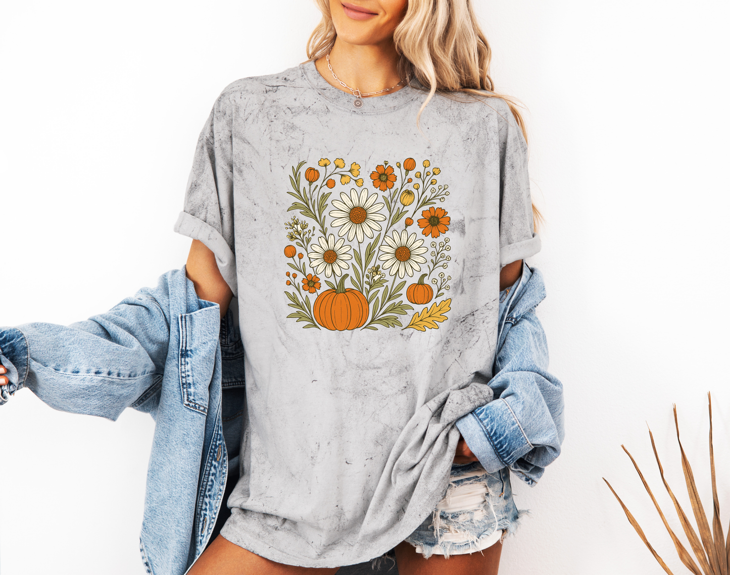 *NEW* BOHO MULTI FLORAL PUMPKIN CC SHIRT