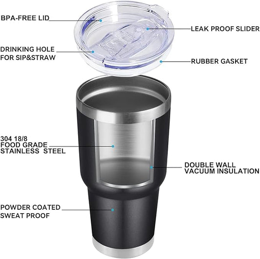 LASER ENGRAVED 30 OZ TUMBLER