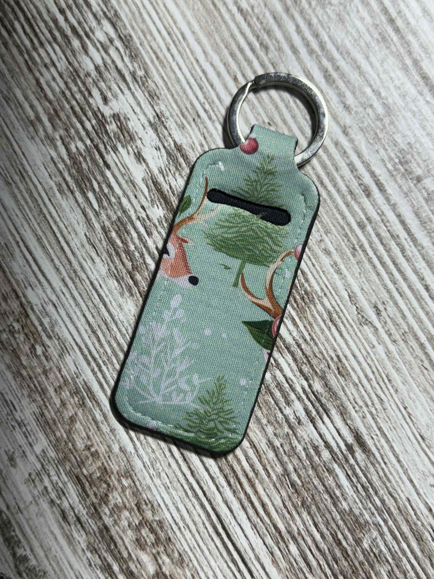 SUBLIMATION KEYCHAIN CHAPSTICK HOLDER
