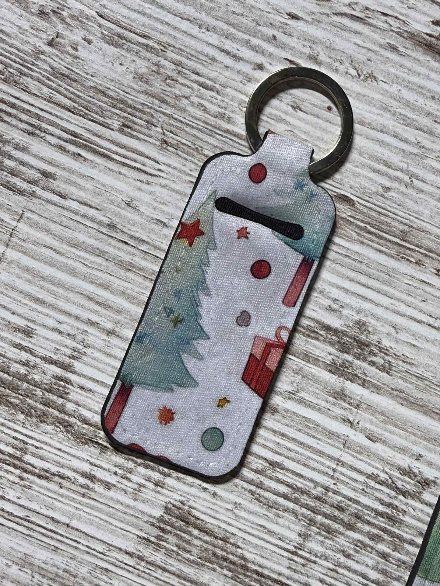 SUBLIMATION KEYCHAIN CHAPSTICK HOLDER
