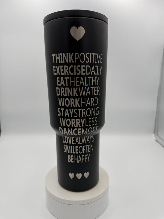 EMOTIONAL SUPPORT HANDLED MODERN TUMBLER