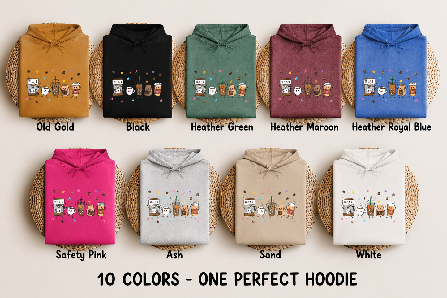 COFFEE DOODLE HOODIE