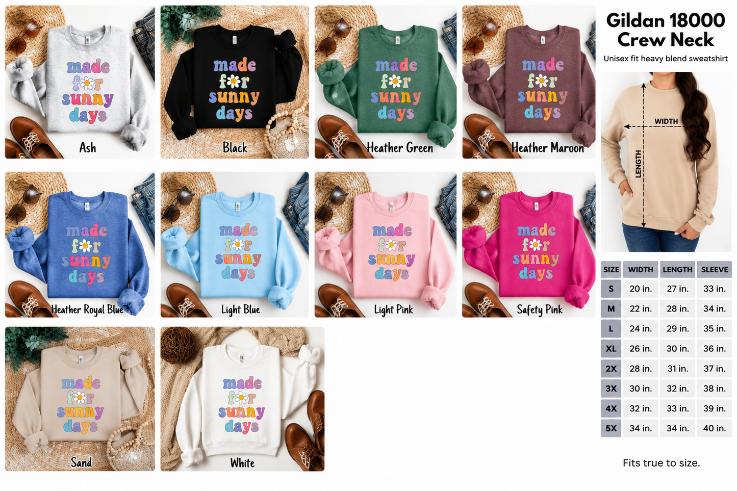 MADE FOR SUNNY DAYS CREW