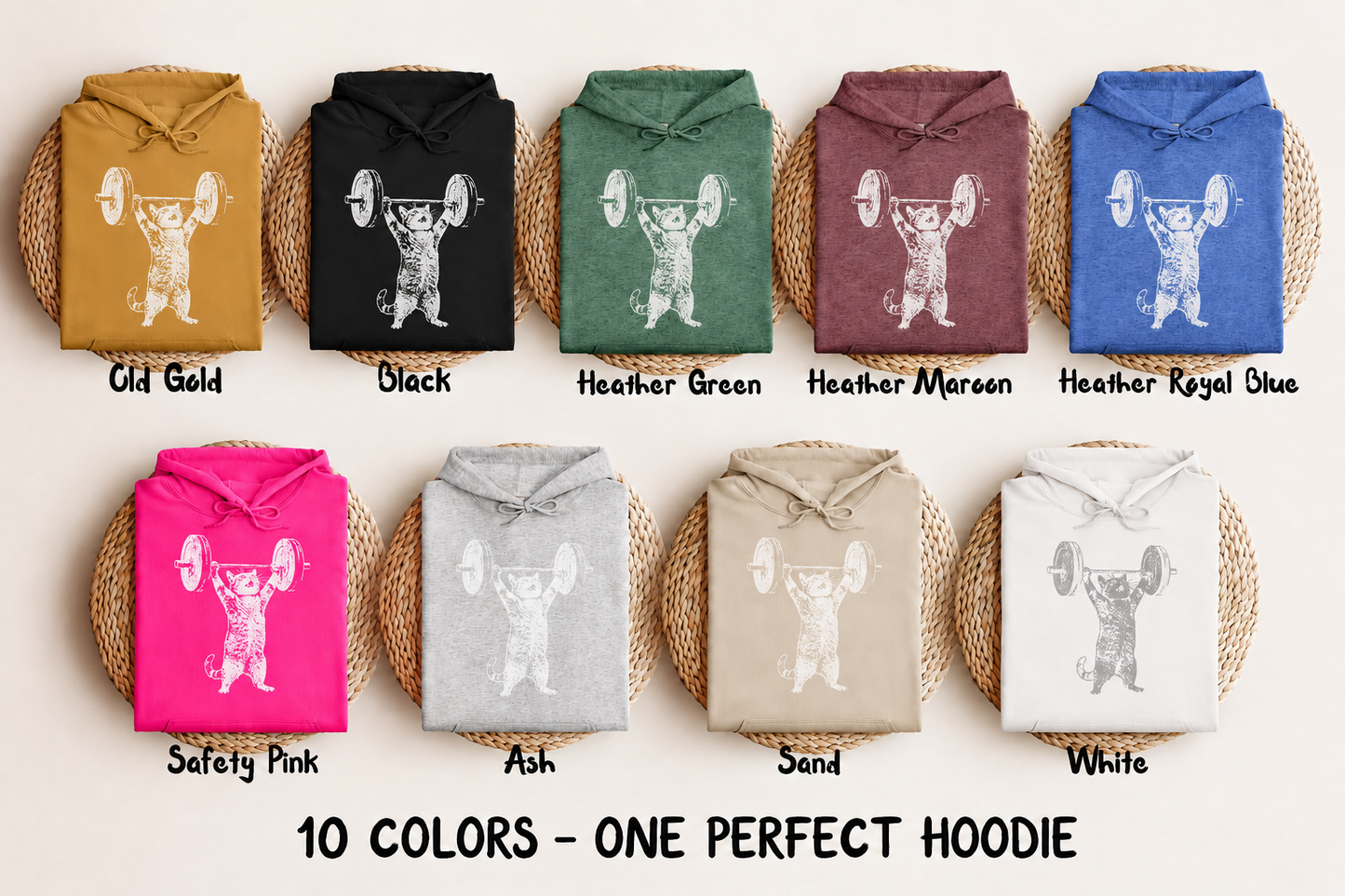 GYM CAT HOODIE