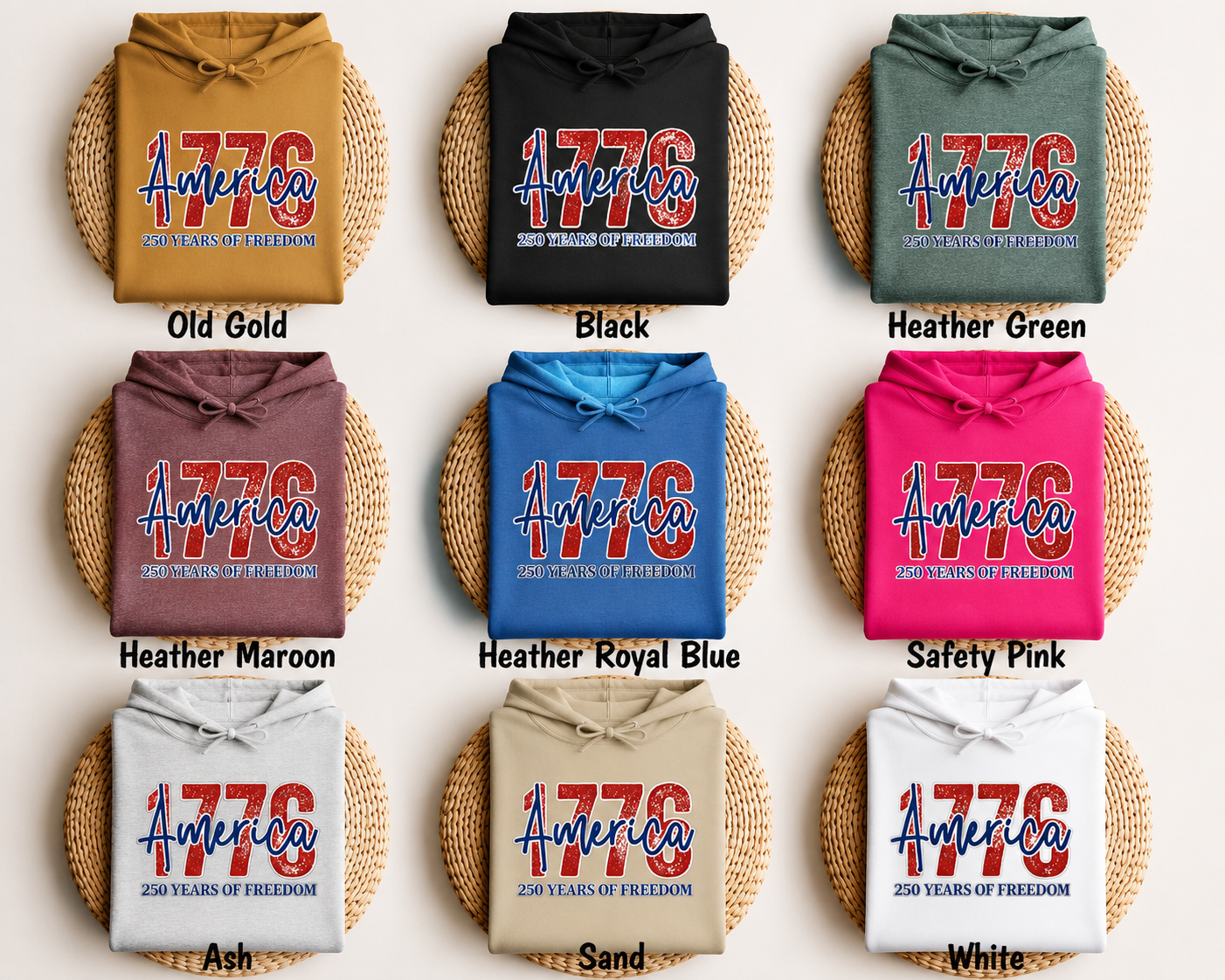 1776 AMERICA HOODIE