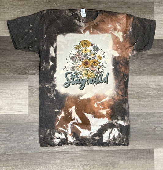 BLEACHED STAY WILD SHIRT