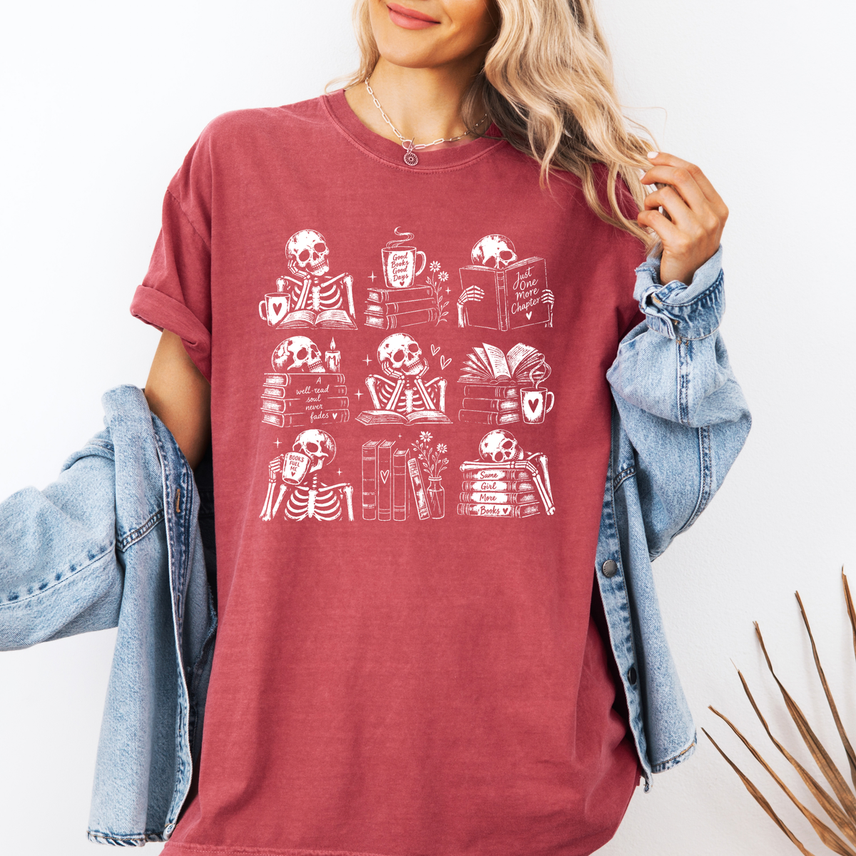 *NEW* BOOKISH SKELETON CC SHIRT