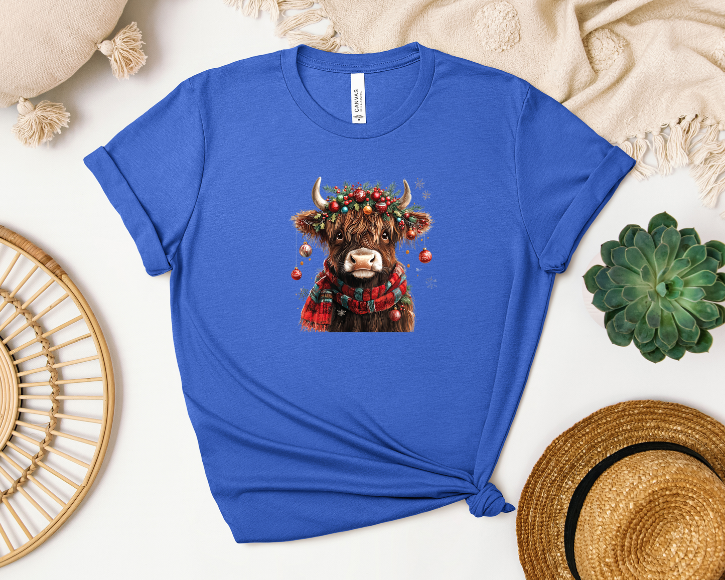 *NEW* CHRISTMAS HIGHLAND COW SHIRT