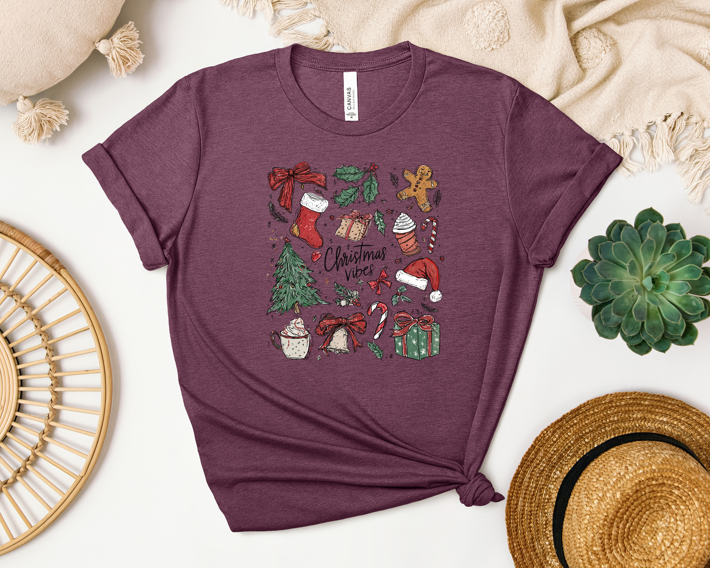 *NEW* RETRO CHRISTMAS COLLAGE SHIRT