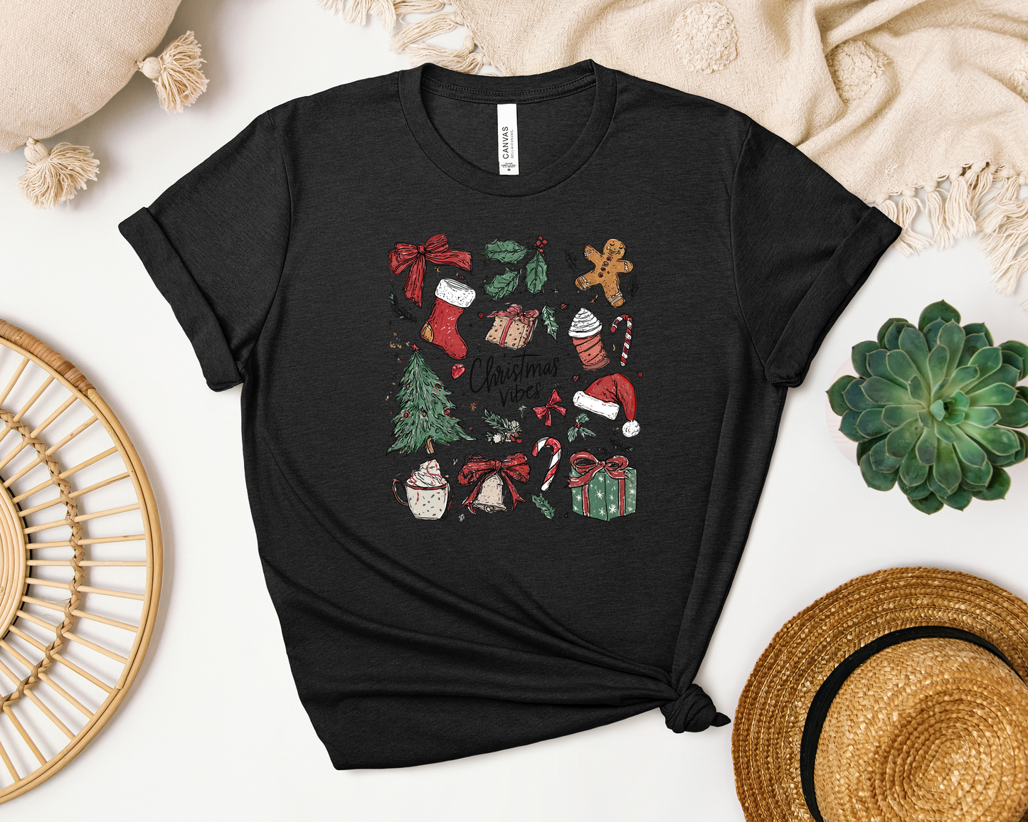 *NEW* RETRO CHRISTMAS COLLAGE SHIRT