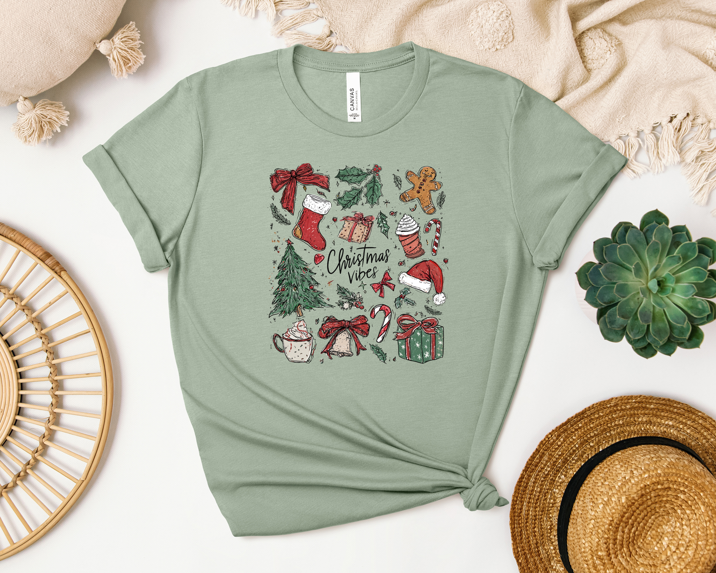 *NEW* RETRO CHRISTMAS COLLAGE SHIRT