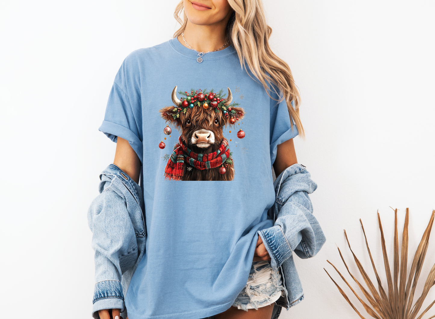 *NEW* CHRISTMAS HIGHLAND COW CC SHIRT
