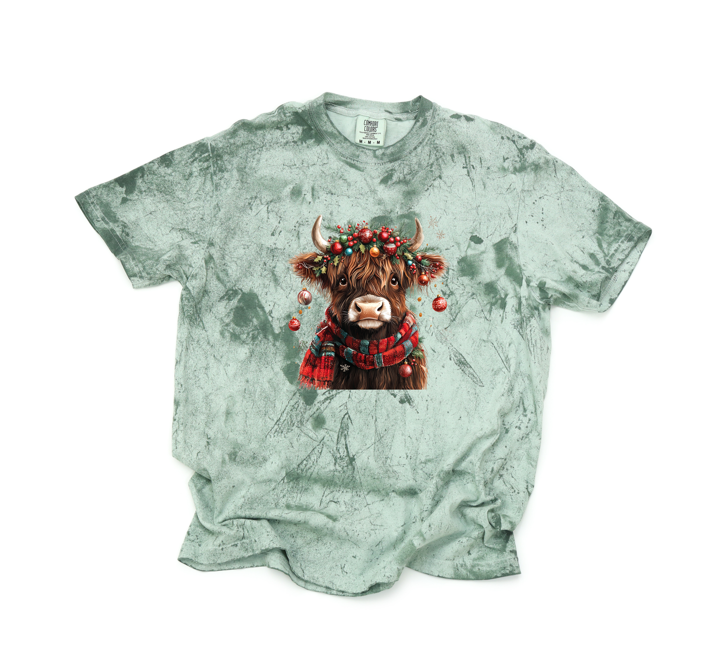 *NEW* CHRISTMAS HIGHLAND COW CC SHIRT