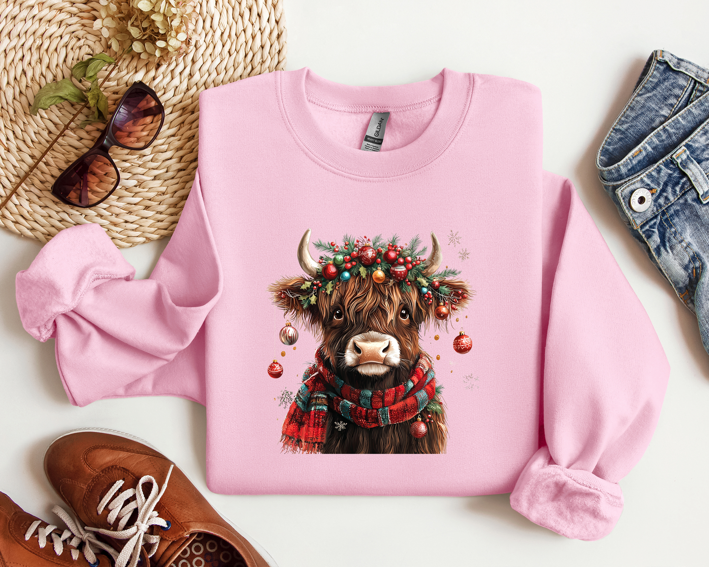 *NEW* CHRISTMAS HIGHLAND COW CREW