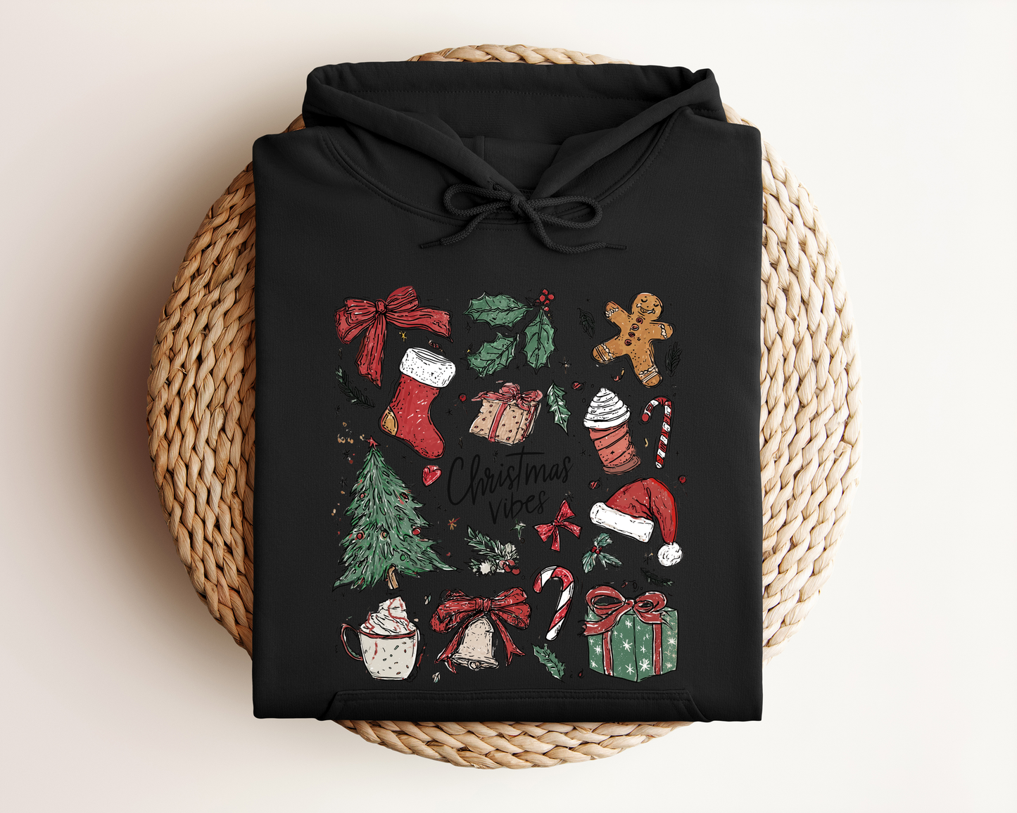 *NEW* RETRO CHRISTMAS COLLAGE HOODIE