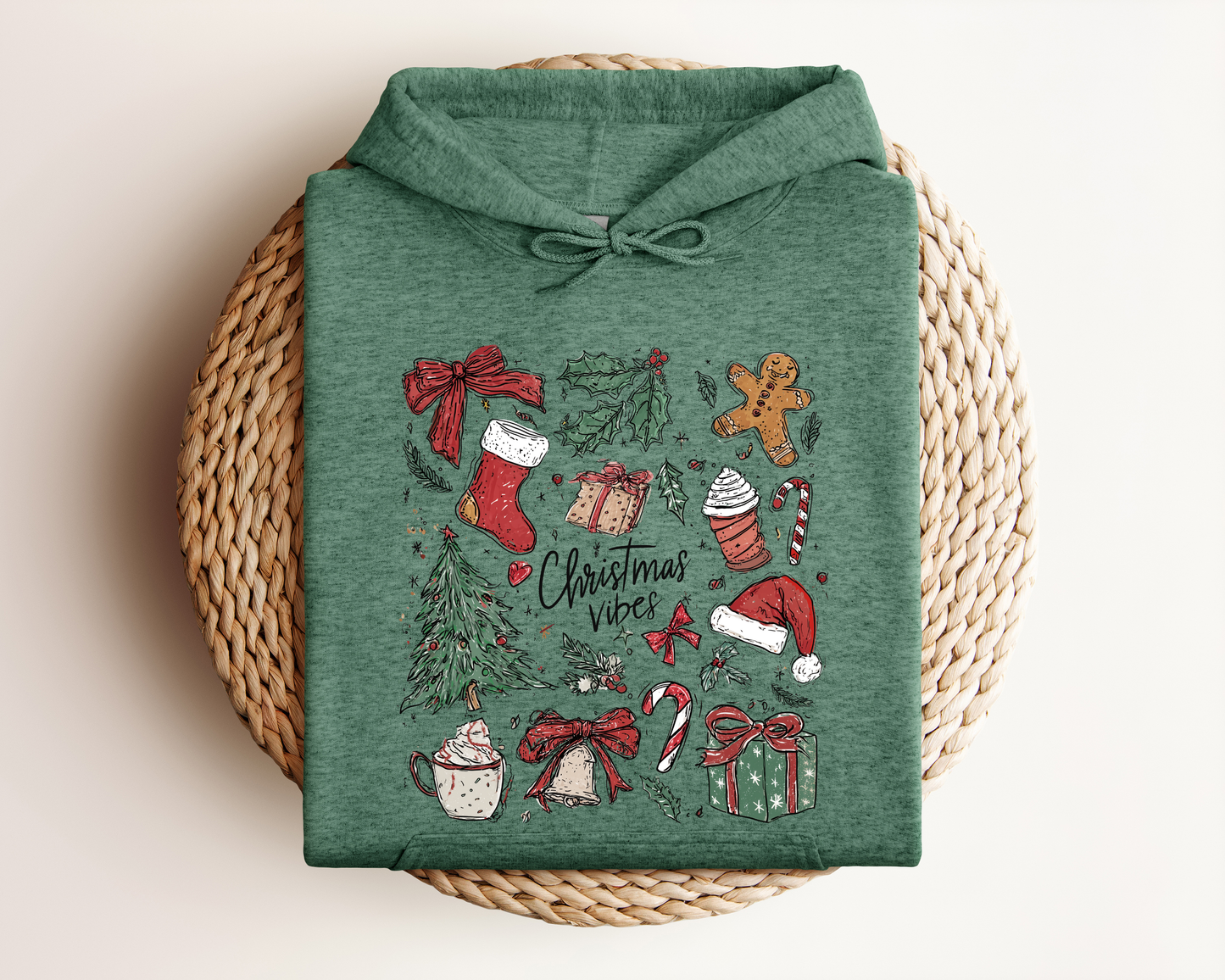 *NEW* RETRO CHRISTMAS COLLAGE HOODIE