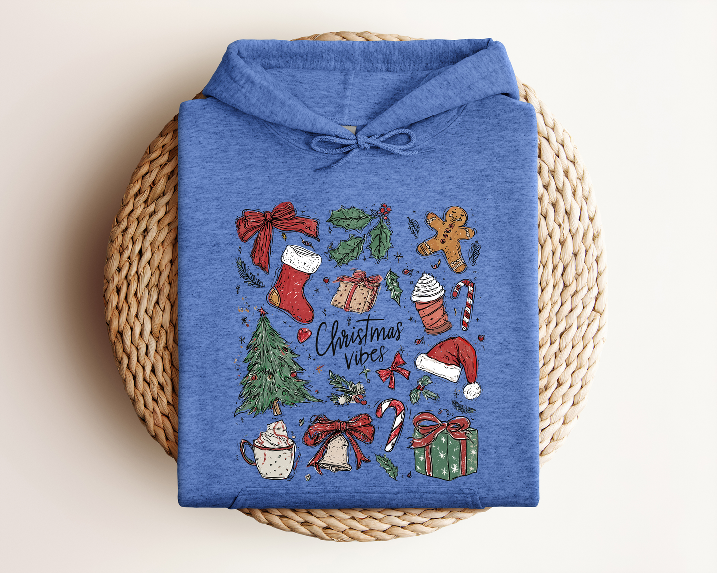 *NEW* RETRO CHRISTMAS COLLAGE HOODIE