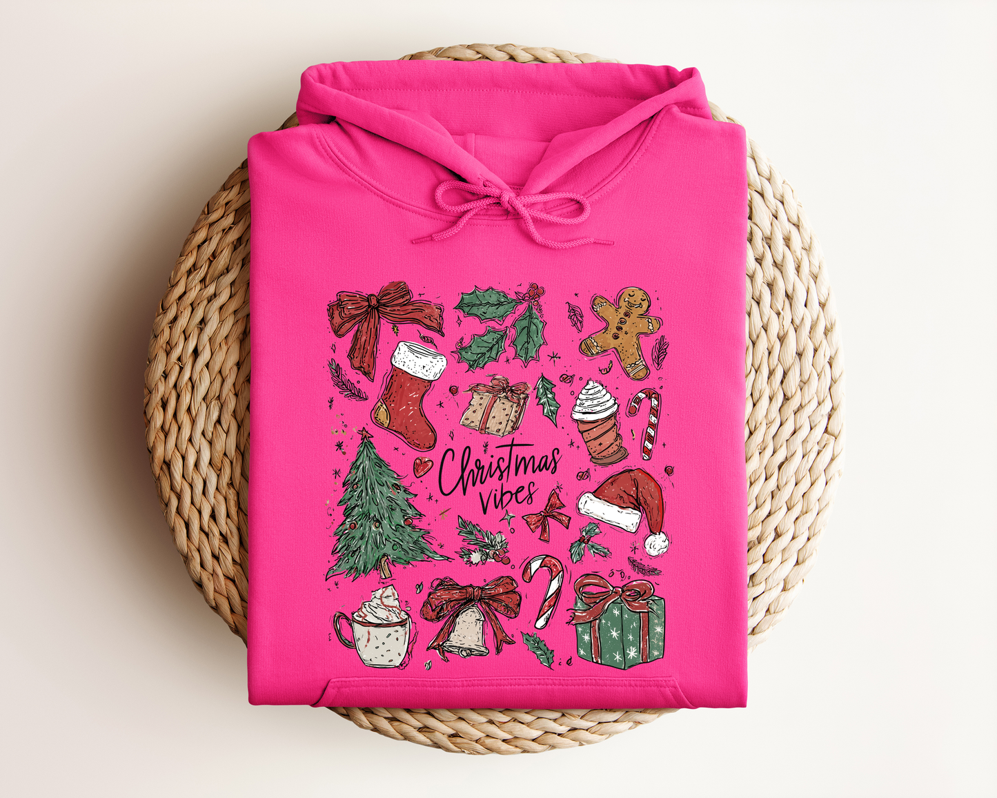 *NEW* RETRO CHRISTMAS COLLAGE HOODIE