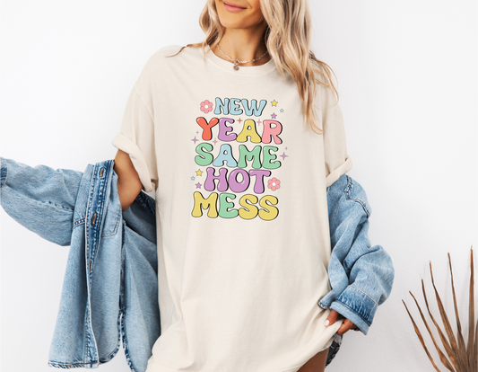 NEW YEAR MULTI COLOR CC SHIRT