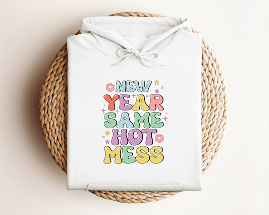 NEW YEAR MULTI COLOR HOODIE