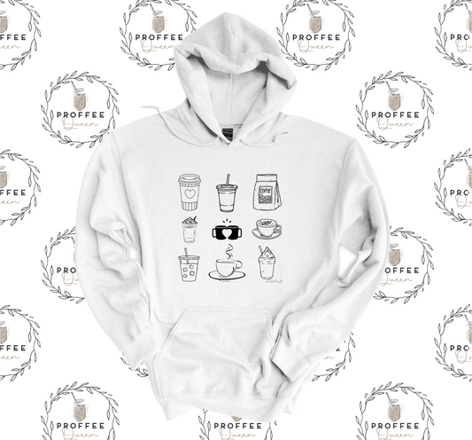 PQ COFFEE CUPS HOODIE