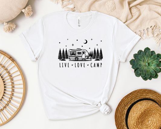 LIVE LOVE CAMP SHIRT